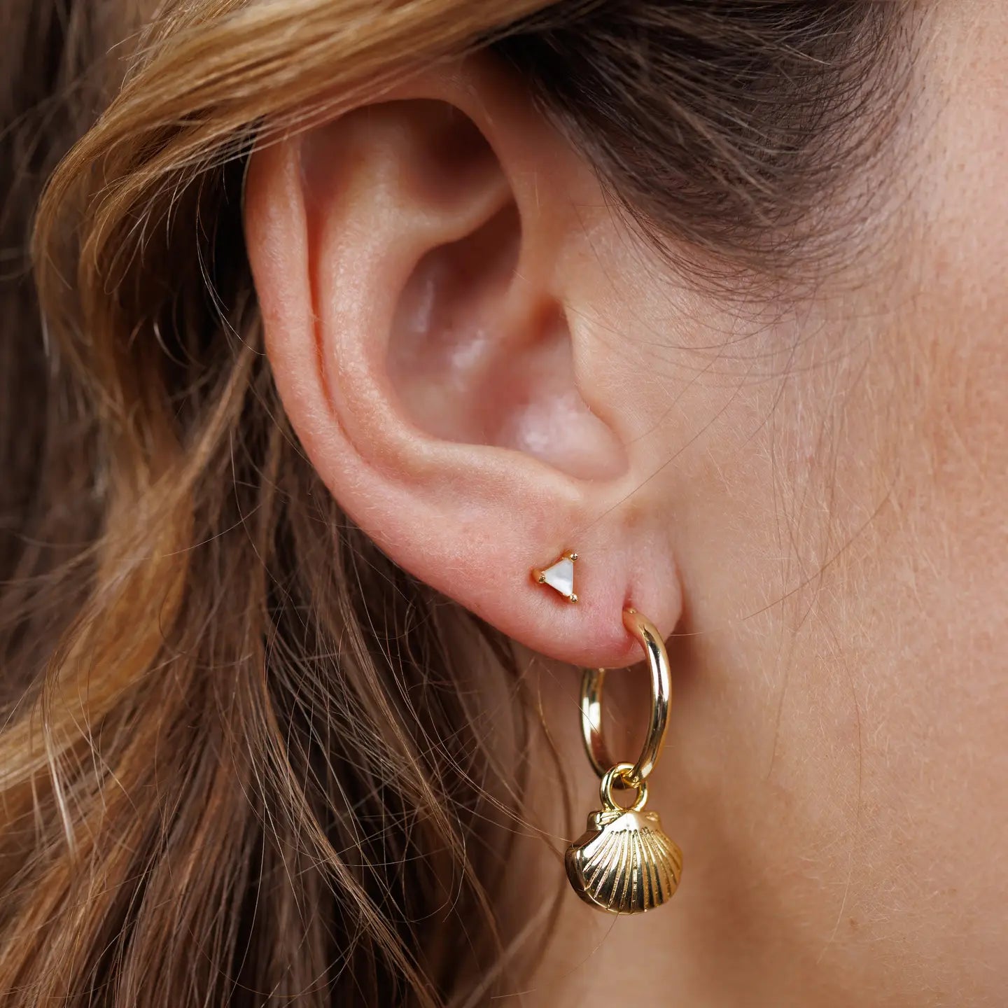 Seashell Hoop
